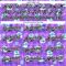 Custom Purple Black-White 3D Emi Bee Yetis In Snow Authentic Baseball Jersey