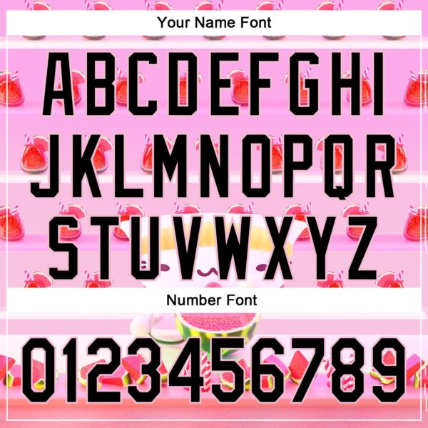 Custom Pink Black-Light Pink 3D Cindy Suen Watermelon Smoothies Authentic Baseball Jersey