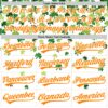 Custom White Bay Orange-Green 3D St. Patrick's Day Shamrock Authentic Baseball Jersey
