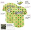 Custom Yellow White-Black 3D Hawaii Fruit Watermelon Authentic Baseball Jersey