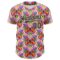 Custom Pink Black-Cream 3D Ambartive Butterfly Pattern Authentic Baseball Jersey
