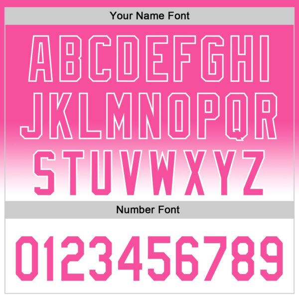 Custom Pink White 3D Pattern Design Gradient Mother's Day Family Love Authentic Baseball Jersey