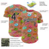 Custom Brown Black-White 3D Pattern Design Foodie Food Dessert Doughnut Authentic Baseball Jersey