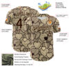 Custom Cream Brown 3D Pattern Design Foodie Food Snack Heart Chocolate Authentic Baseball Jersey