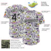 Custom White Black 3D Pattern Design Funny Cartoon Animal Cat And Dog Authentic Baseball Jersey