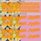 Custom Pink Yellow-Orange 3D Ambartive Abstract Flowers Pattern Authentic Baseball Jersey