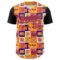 Custom Yellow Neon Pink-Black 3D Ambartive Abstract Butterfly Pattern Authentic Baseball Jersey