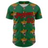 Custom Kelly Green Red-Black 3D Mexican Festival Skull With Sombrero Cinco de Mayo Authentic Baseball Jersey