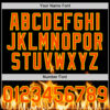 Custom Black Orange-Light Yellow 3D Flame Skull Authentic Baseball Jersey