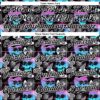 Custom Black White 3D Pattern Design Rave Psychedelic Skull Authentic Baseball Jersey