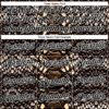 Custom Black White 3D Pattern Design Rave Psychedelic Snakeskin Authentic Baseball Jersey