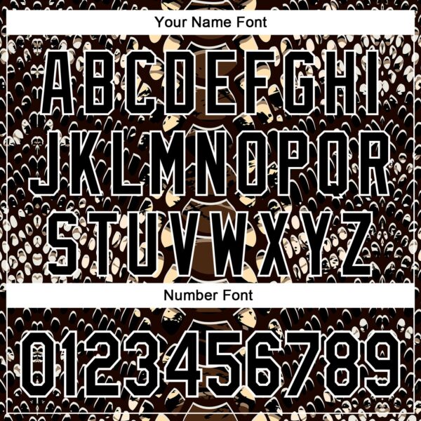 Custom Black White 3D Pattern Design Rave Psychedelic Snakeskin Authentic Baseball Jersey