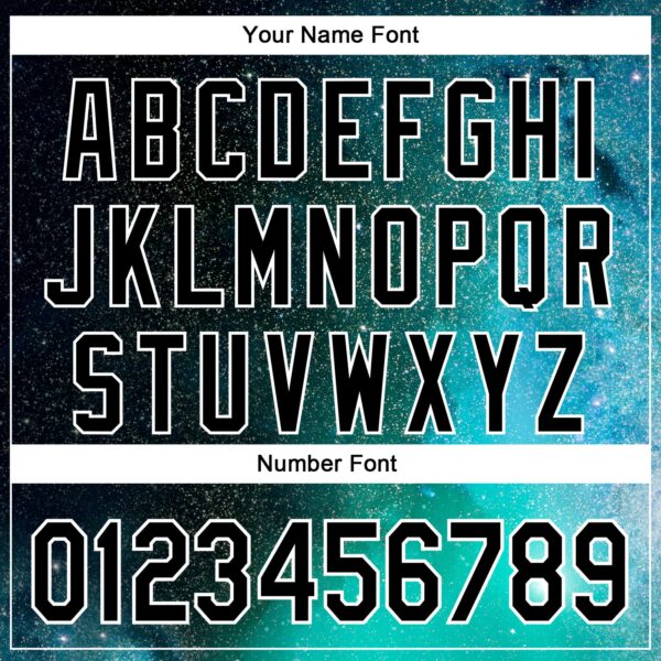 Custom Black White 3D Pattern Design Rave Psychedelic Space Galaxy Star Authentic Baseball Jersey