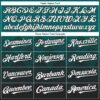 Custom Teal White-Black 3D Gradient Square Shape Authentic Baseball Jersey