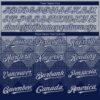 Custom Gray Navy 3D Gradient Square Shape Authentic Baseball Jersey