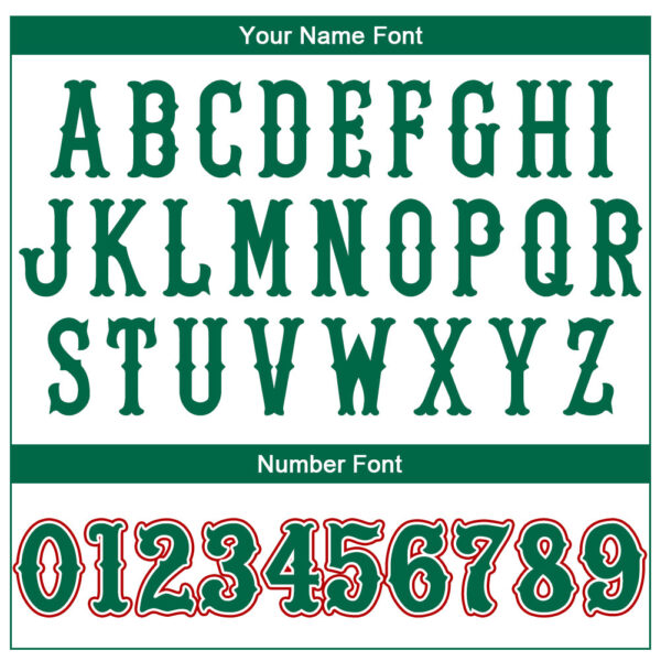 Custom White Kelly Green-Red 3D Mexico Mexican Flag Authentic Baseball Jersey