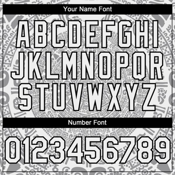 Custom White Gray-Black 3D Mexico Authentic Baseball Jersey