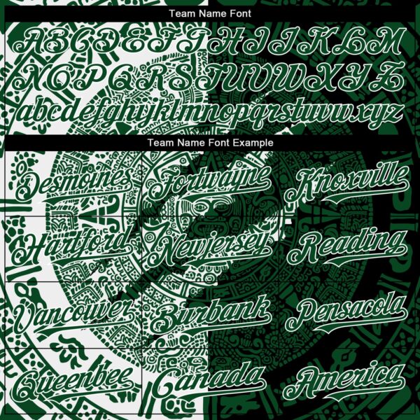 Custom Black Red Green-White 3D Mexico Scratch Authentic Baseball Jersey