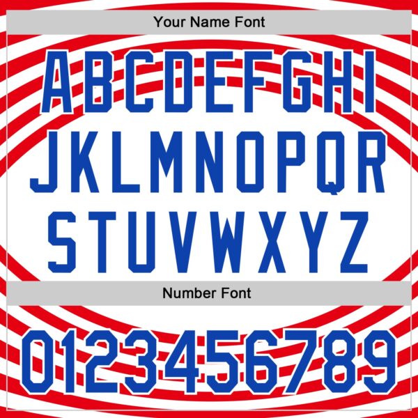 Custom White Thunder Blue-Red 3D Patriotic American Flag Authentic Baseball Jersey