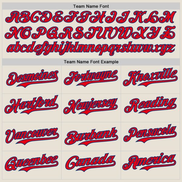 Custom Cream Fire Red-US Navy Blue 3D Patriotic American Flag Authentic Baseball Jersey