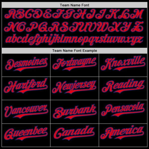 Custom Black Fire Red-Royal 3D Patriotic American Flag And Muscle Car Authentic Baseball Jersey