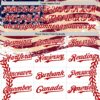 Custom White Red-Royal 3D Patriotic American Flag Authentic Baseball Jersey