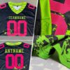 Custom Camo Purple-Yellow 3D Pattern Salute To Service Authentic Football Jersey