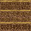 Custom Brown Old Gold 3D Pattern Leopard Print Authentic Football Jersey