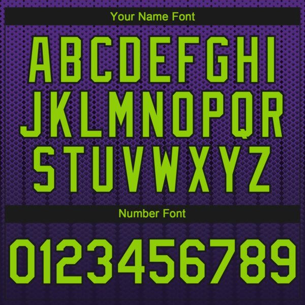 Custom Purple Neon Green-Black 3D Pattern Design Gradient Geometric Shape Authentic Baseball Jersey