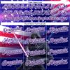 Custom Blue Purple-White 3D Pattern Design Outer Space Light Swords American Flag Authentic Baseball Jersey