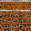 Custom Brown Orange Black-Yellow 3D Pattern Design Rave Party Animal Leopard Print Authentic Baseball Jersey