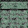 Custom Black Green-White Rave Party Ethnic Paisley Bandana Authentic Baseball Jersey