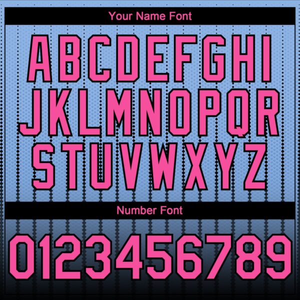 Custom Light Blue Pink-Black 3D Pattern Design Gradient Geometric Shape Authentic Baseball Jersey