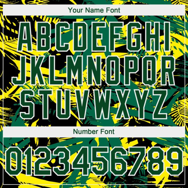 Custom Green White Hawaii Palm Leaves Authentic Baseball Jersey