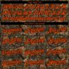 Custom Camo Orange-Black Woodland Camo Authentic Salute To Service Authentic Baseball Jersey