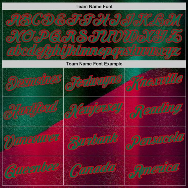 Custom Stitched Green Kelly Green-Red 3D Pattern Design Mexico Abstract Sportswear Pullover Sweatshirt Hoodie