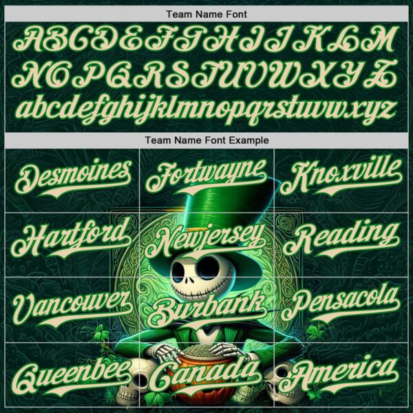 Custom Black City Cream-Grass Green 3D Halloween Spooky Pumpkin Authentic Baseball Jersey