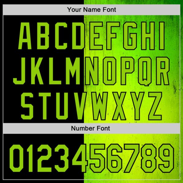 Custom Black Neon Green 3D Halloween Spooky Pumpkin Authentic Baseball Jersey