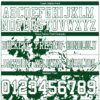 Custom White Green 3D Pattern Splash Authentic Football Jersey
