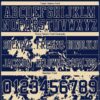 Custom Navy Cream 3D Pattern Splash Authentic Football Jersey