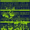 Custom Navy Neon Green 3D Pattern Splash Authentic Football Jersey