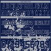 Custom Navy Gray 3D Pattern Splash Authentic Football Jersey