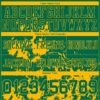 Custom Kelly Green Gold 3D Pattern Splash Authentic Football Jersey