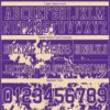 Custom Purple White-Cream 3D Pattern Splash Authentic Football Jersey