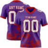 3DPattern9394 Custom Purple White-Red 3D Pattern Splash Authentic Football Jersey