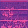 Custom Purple Pink 3D Pattern Splash Authentic Football Jersey