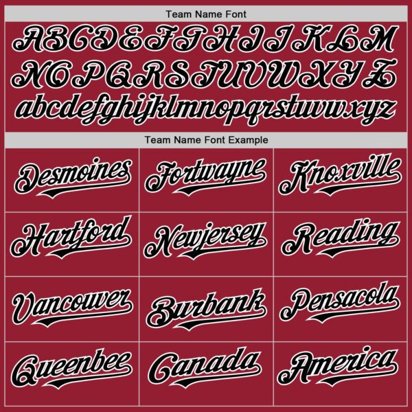 Custom Cardinal Black-White 3D Urban City Edition Sports Authentic Baseball Jersey