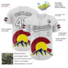 Custom White Black Red Yellow-Blue 3D Urban City Edition Sports Authentic Baseball Jersey