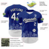 Custom Royal White-Black 3D Urban City Edition Sports Authentic Baseball Jersey