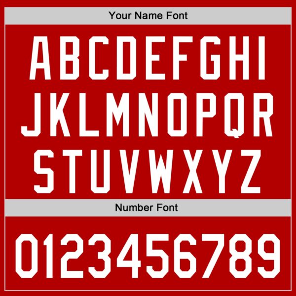 Custom Red White Gray-Black 3D Urban City Edition Sports Authentic Baseball Jersey